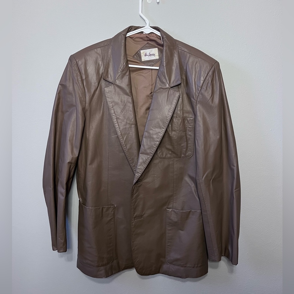 Adam Spencer leather jacket. Fits like men’s XL